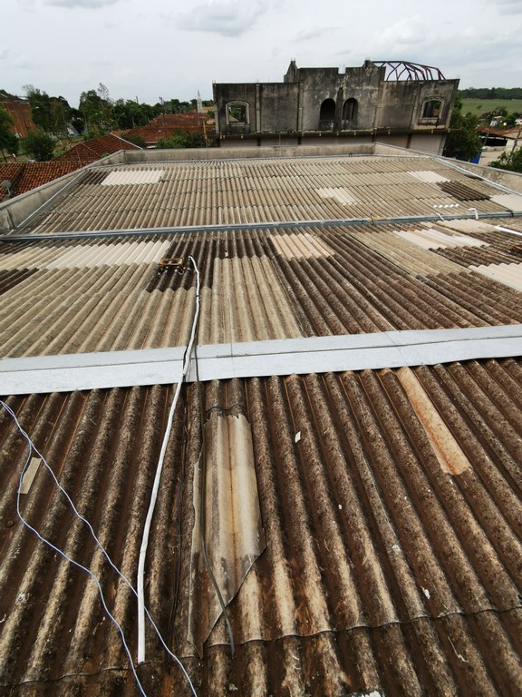 Telhado Antes da Obra Telhado Antes da Obra
