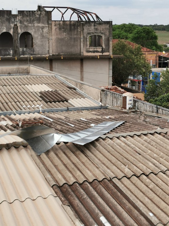 Telhado Antes da Obra Telhado Antes da Obra