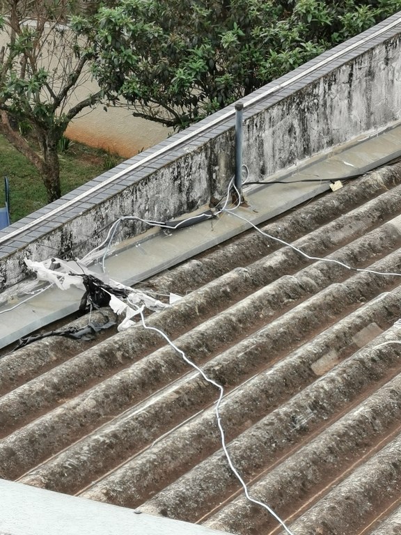 Telhado Antes da Obra Telhado Antes da Obra