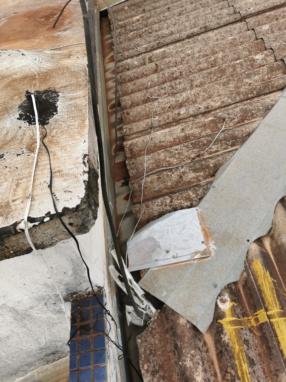 Telhado Antes da Obra Telhado Antes da Obra