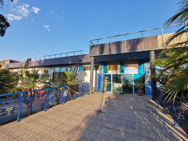 Colocação da Platibanda