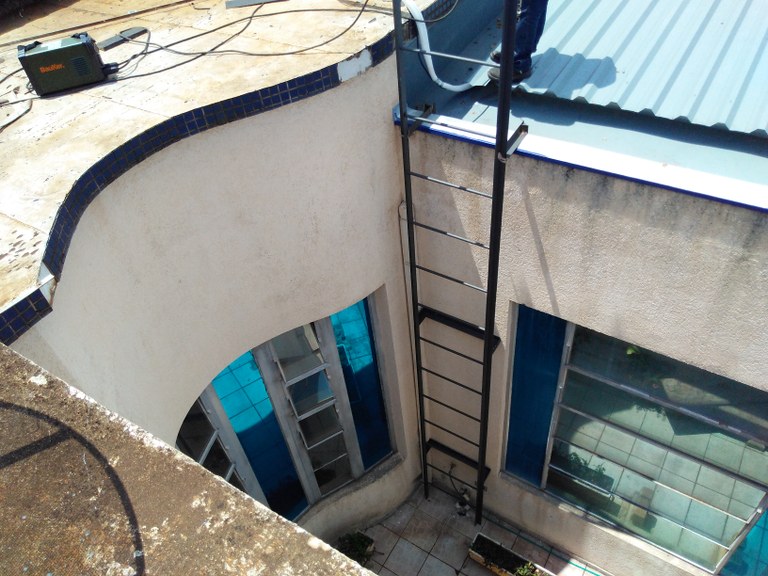 Instalação da Escada Marinheiro