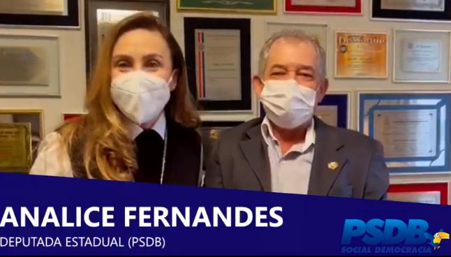 Vereador Silas com a deputada Analice Vereador Silas com a deputada Analice