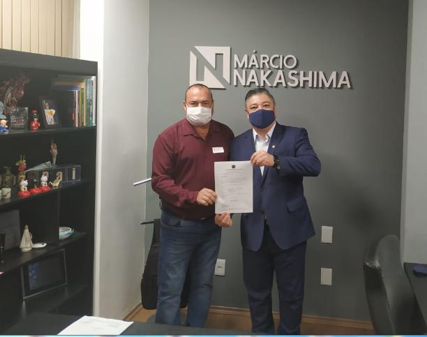 Roberto da Anchieta com Márcio Nakashima. (Imagem Divulgação) Roberto da Anchieta com Márcio Nakashima. (Imagem Divulgação)